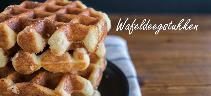 Wafeldeegstukken